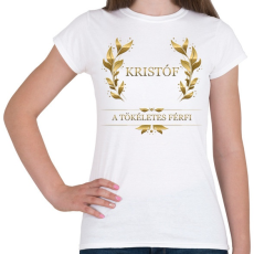 PRINTFASHION Kristóf - Női póló - Fehér