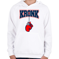 PRINTFASHION Kronk - Gyerek kapucnis pulóver - Fehér