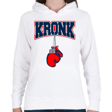 PRINTFASHION Kronk - Női kapucnis pulóver - Fehér női pulóver, kardigán