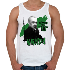 PRINTFASHION Krúdy Gyula - Férfi atléta - Fehér atléta, trikó