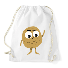 PRINTFASHION Krumpli - Sportzsák, Tornazsák - Fehér tornazsák