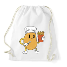 PRINTFASHION Krumpli szakács - Sportzsák, Tornazsák - Fehér tornazsák