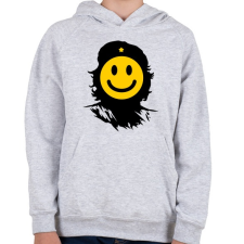 PRINTFASHION Kuba smile - Gyerek kapucnis pulóver - Sport szürke gyerek pulóver, kardigán