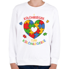 PRINTFASHION Különlegessé tesz - Gyerek pulóver - Fehér gyerek pulóver, kardigán