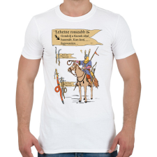 PRINTFASHION Kun kori nyilak szóvicc - Férfi póló - Fehér férfi póló