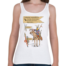 PRINTFASHION Kun kori nyilak szóvicc - Női atléta - Fehér