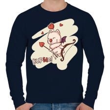 PRINTFASHION KUPidO - Férfi pulóver - Sötétkék férfi pulóver, kardigán