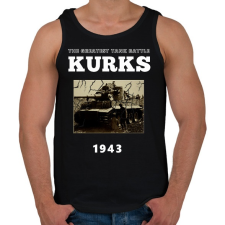 PRINTFASHION KURKS - Férfi atléta - Fekete atléta, trikó