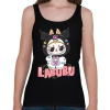 PRINTFASHION Kuromi Labubu - Női atléta - Fekete