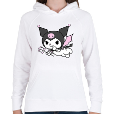 PRINTFASHION kuromi - Női kapucnis pulóver - Fehér