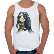 PRINTFASHION Kutya - Férfi atléta - Fehér