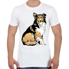 PRINTFASHION Kutya - Férfi póló - Fehér férfi póló