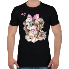 PRINTFASHION kutya - Férfi póló - Fekete férfi póló