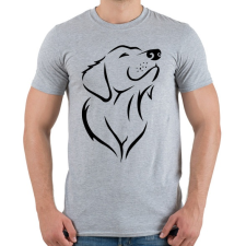 PRINTFASHION Kutya  - Férfi póló - Sport szürke férfi póló