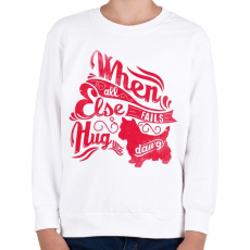 PRINTFASHION Kutya - Gyerek pulóver - Fehér