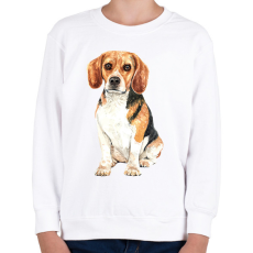 PRINTFASHION Kutya  - Gyerek pulóver - Fehér