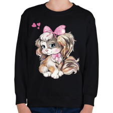 PRINTFASHION kutya - Gyerek pulóver - Fekete gyerek pulóver, kardigán