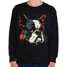 PRINTFASHION kutya - Gyerek pulóver - Fekete