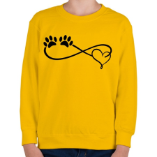 PRINTFASHION Kutya imádat - Gyerek pulóver - Sárga gyerek pulóver, kardigán