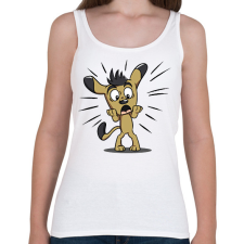 PRINTFASHION Kutya  - Női atléta - Fehér női trikó