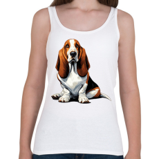 PRINTFASHION Kutya  - Női atléta - Fehér