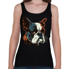 PRINTFASHION kutya - Női atléta - Fekete
