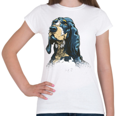 PRINTFASHION Kutya - Női póló - Fehér