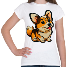 PRINTFASHION Kutya  - Női póló - Fehér