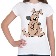PRINTFASHION kutya - Női póló - Fehér női póló