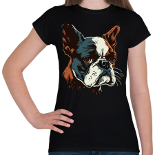 PRINTFASHION kutya - Női póló - Fekete női póló