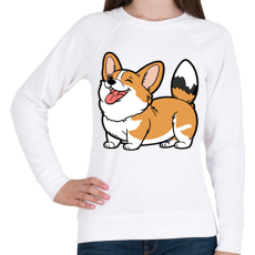 PRINTFASHION Kutya  - Női pulóver - Fehér