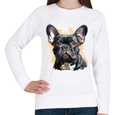 PRINTFASHION Kutya  - Női pulóver - Fehér