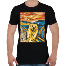 PRINTFASHION Kutya sikoly - Férfi póló - Fekete férfi póló