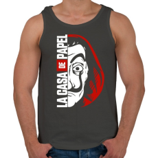 PRINTFASHION LA CASA DE PAPEL - A nagy pénzrablás - Férfi atléta - Sötétszürke