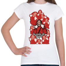 PRINTFASHION La Casa de papel art - Női póló - Fehér női póló