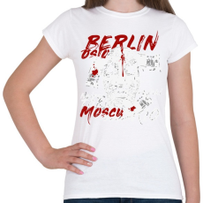 PRINTFASHION La casa de papel art - sötét alaphoz - Női póló - Fehér