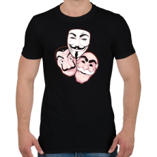 PRINTFASHION La casa de papel és barátai - Férfi póló - Fekete