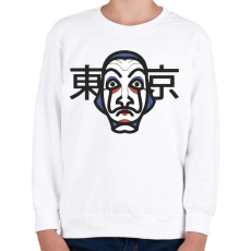 PRINTFASHION La casa de papel Japan style - Gyerek pulóver - Fehér
