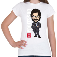 PRINTFASHION La casa de papel N5 - Női póló - Fehér