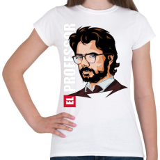 PRINTFASHION La casa de papel N6 - Női póló - Fehér