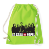 PRINTFASHION La casa de papel poster style - A nagy pénzrablás - Sportzsák, Tornazsák - Limezöld