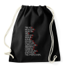 PRINTFASHION La Casa de Papel - Sportzsák, Tornazsák - Fekete