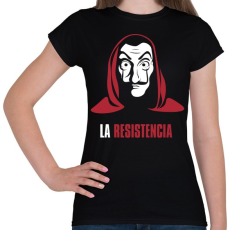 PRINTFASHION La Resistencia - Női póló - Fekete