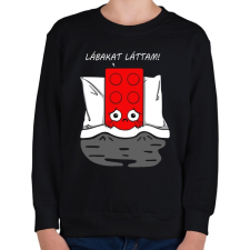 PRINTFASHION Lábakat láttam! - Gyerek pulóver - Fekete gyerek pulóver, kardigán