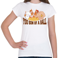 PRINTFASHION Labdajátékos - Női póló - Fehér női póló