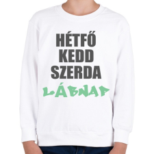 PRINTFASHION Lábnap - Gyerek pulóver - Fehér gyerek pulóver, kardigán