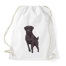 PRINTFASHION Labrador - Sportzsák, Tornazsák - Fehér tornazsák