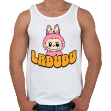 PRINTFASHION Labubu - Férfi atléta - Fehér atléta, trikó