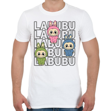 PRINTFASHION Labubu - Férfi póló - Fehér férfi póló