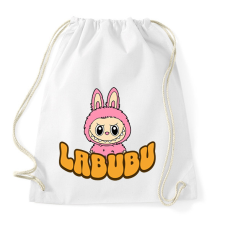 PRINTFASHION Labubu - Sportzsák, Tornazsák - Fehér tornazsák